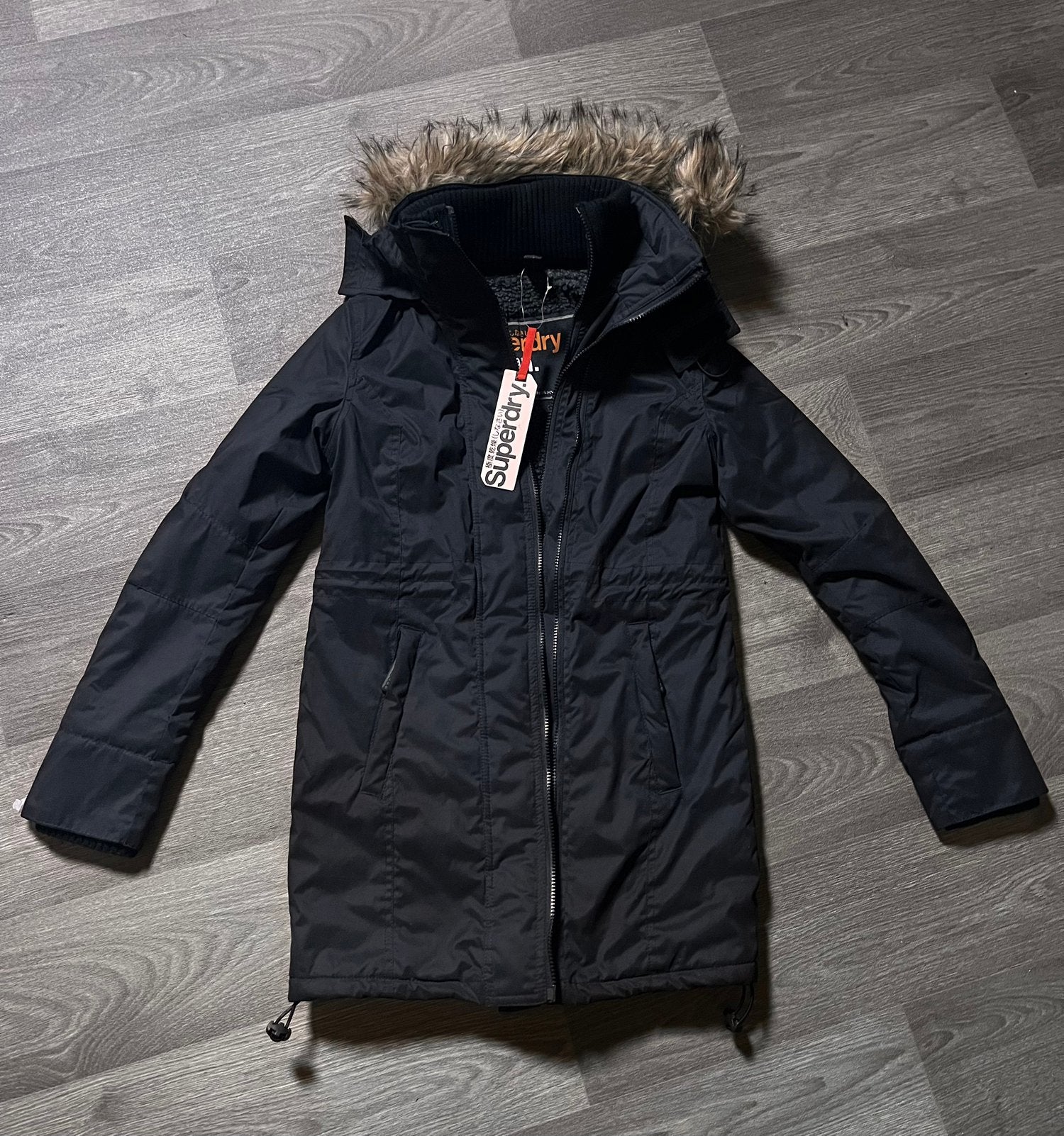 Nieuw! Superdry winterjas maat S, Ophalen of Verzenden, Nieuw, Maat 36 (S), Zwart