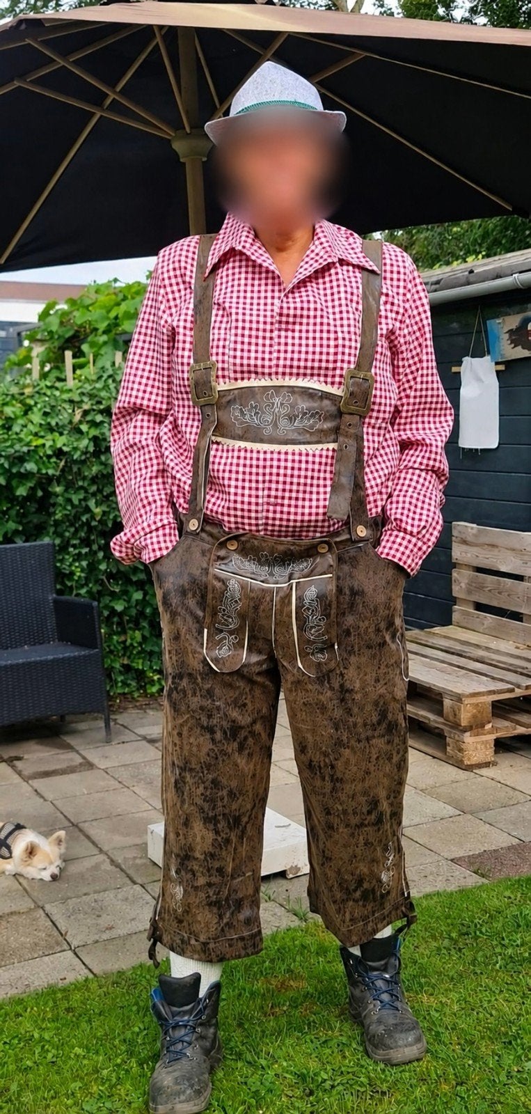 Wilbers & Wilbers Oktoberfest overhemd rood geruit, Nieuw, Ophalen of Verzenden, Rood, Wilbers & Wilbers