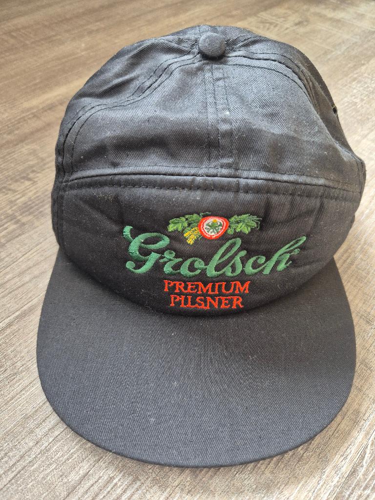Te koop: zwarte Premium Pilsner Grolsch pet /cap, cadeau, Ophalen of Verzenden, Nieuw, Overige typen, Grolsch
