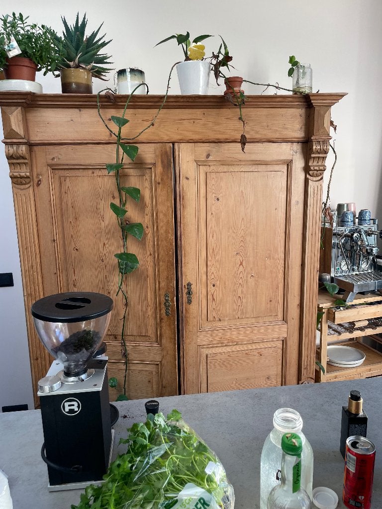 Mooie antieke linnenkast, Ophalen, 150 tot 200 cm, Nederlandse boerenstijl, 50 tot 75 cm