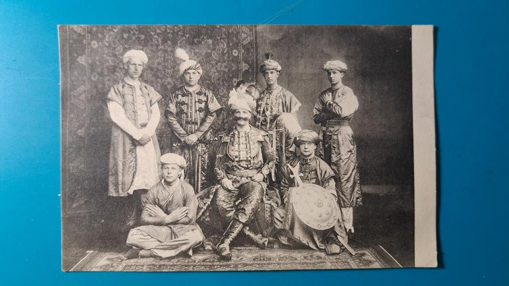 Delft Studencorps - Shah Abbas 1 en zijn gevolg - 1919, Ophalen of Verzenden, Voor 1920, Gelopen, Zuid-Holland