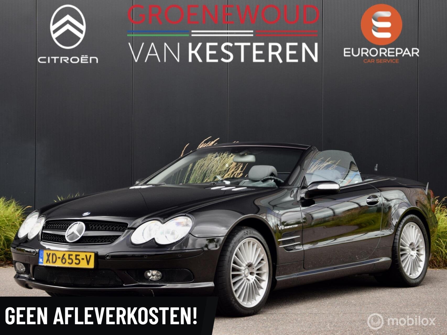 Mercedes SL 55AMG BTW auto!, Auto's, Automaat, Achterwielaandrijving, Gebruikt, 8 cilinders