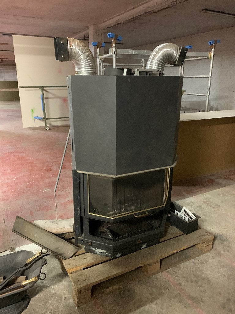 Barbas inbouw houtkachel, Huis en Inrichting, Ophalen, Zo goed als nieuw, Hout, Houtkachel