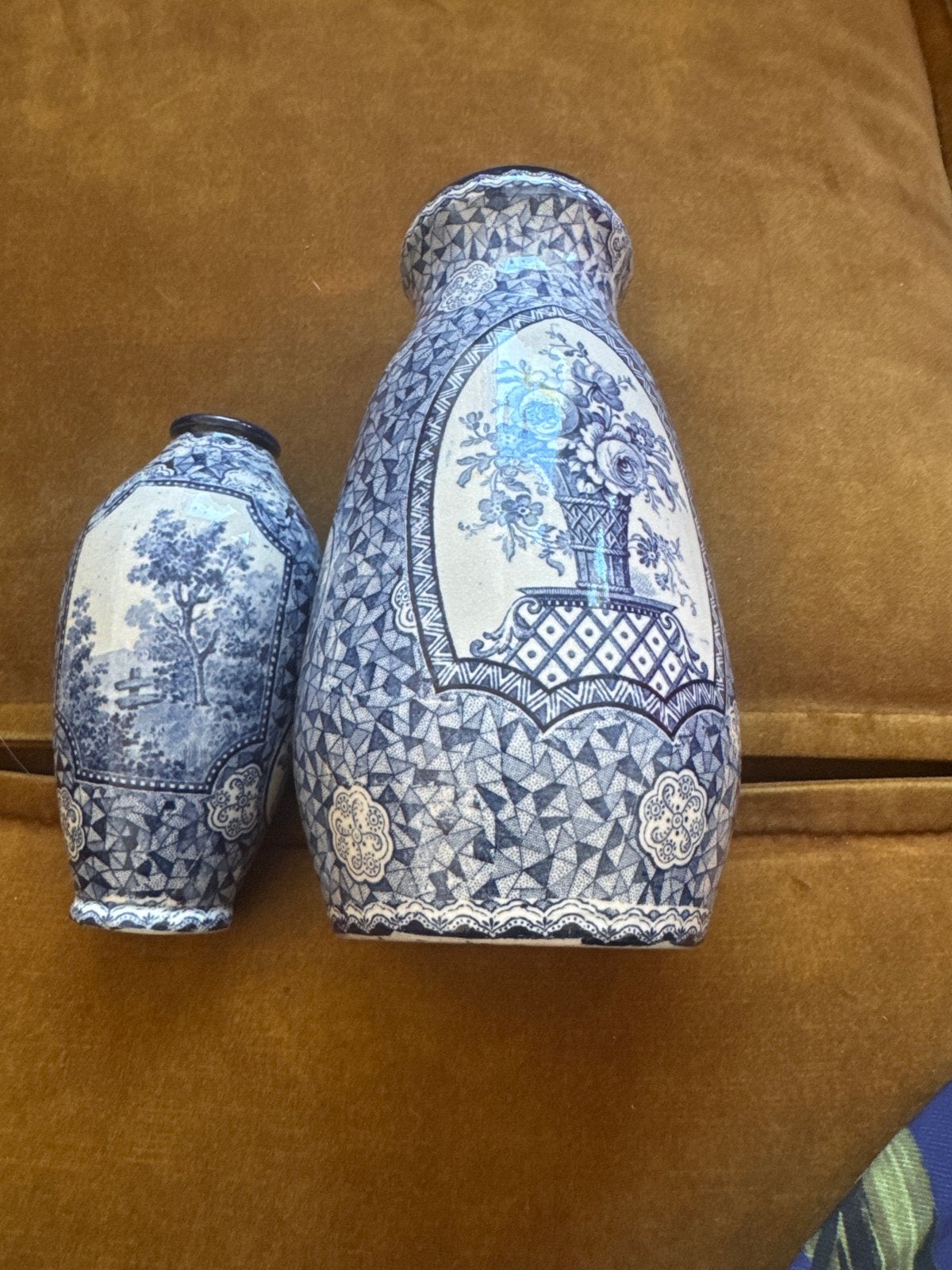 Set van 2 Villeroy Boch Flamand vazen, Ophalen