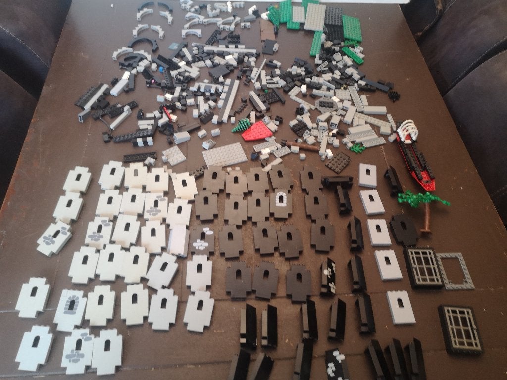 lego  kasteel en ridders, Lego, Ophalen of Verzenden, Zo goed als nieuw, Losse stenen