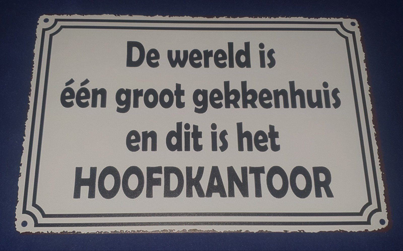 wandbord voor in de man cave, bar, kroeg of garage., Ophalen of Verzenden, Nieuw