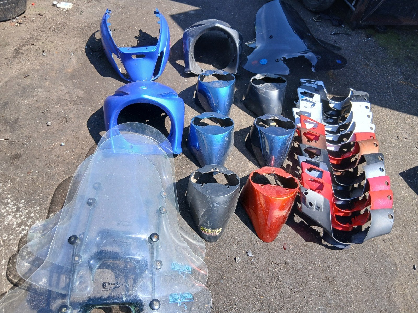 Piaggio zip 2000 kappen en windschermen in een koop bieden, Ophalen, Kap, Piaggio