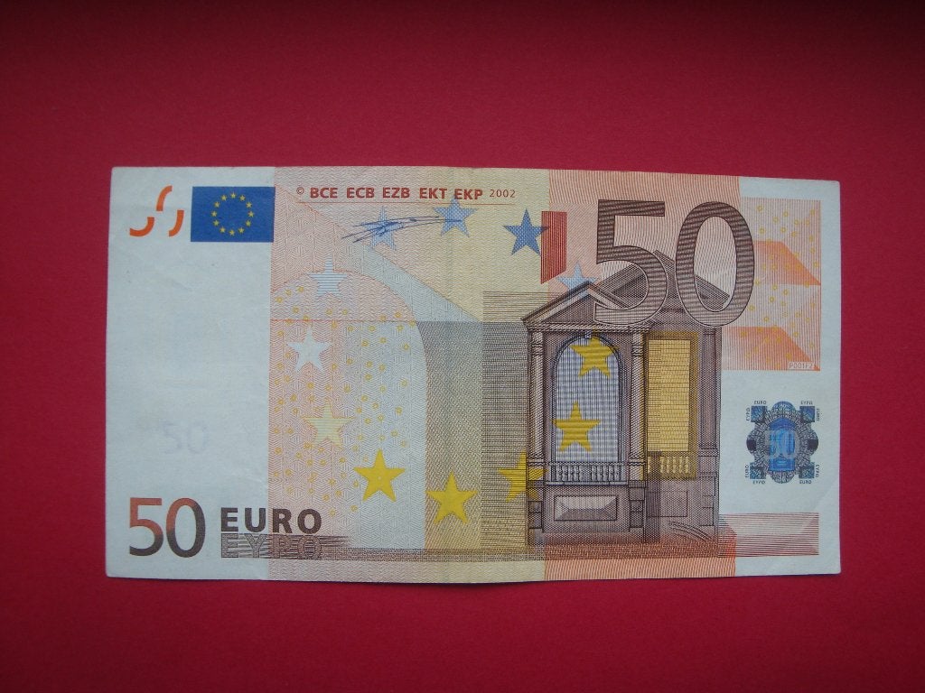 Kavel bankbiljet Spanje Duisenberg 50 Euro 2002., Verzenden, Spanje, 50 euro, Los biljet