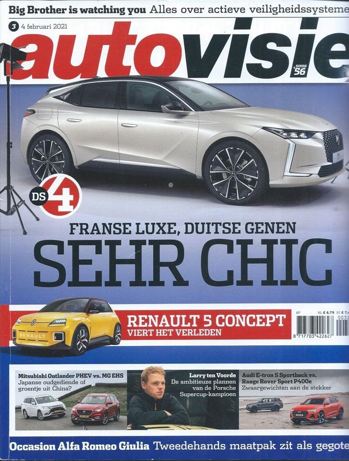 Autovisie 3 2021 : Alfa Romeo Giulia - Polestar 2 - Toyota, Ophalen of Verzenden, Gelezen, Algemeen