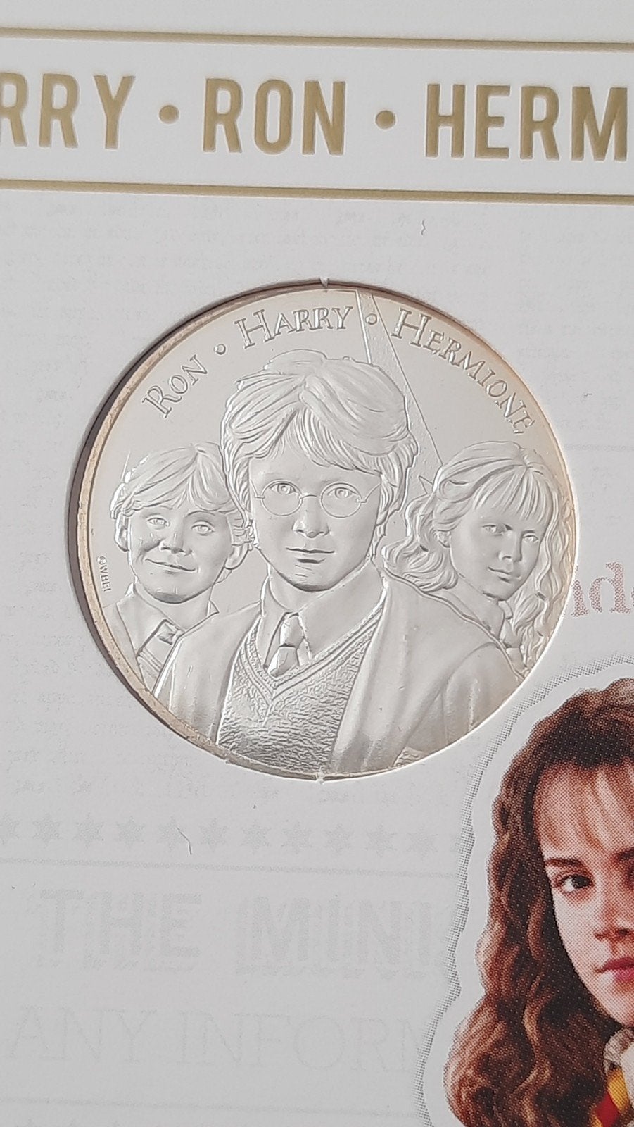 Frankrijk 10 Euro 2021 ( Zilver) Harry Potter, Ron Harry Her, Zilver, Ophalen of Verzenden, Frankrijk, 10 euro