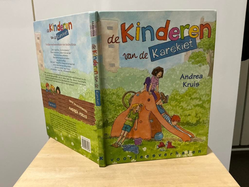 Vrolijk boek voorlezen Andrea Kruis Kinderen van de Karekiet, Non-fictie, Jongen of Meisje, Ophalen of Verzenden, Zo goed als nieuw