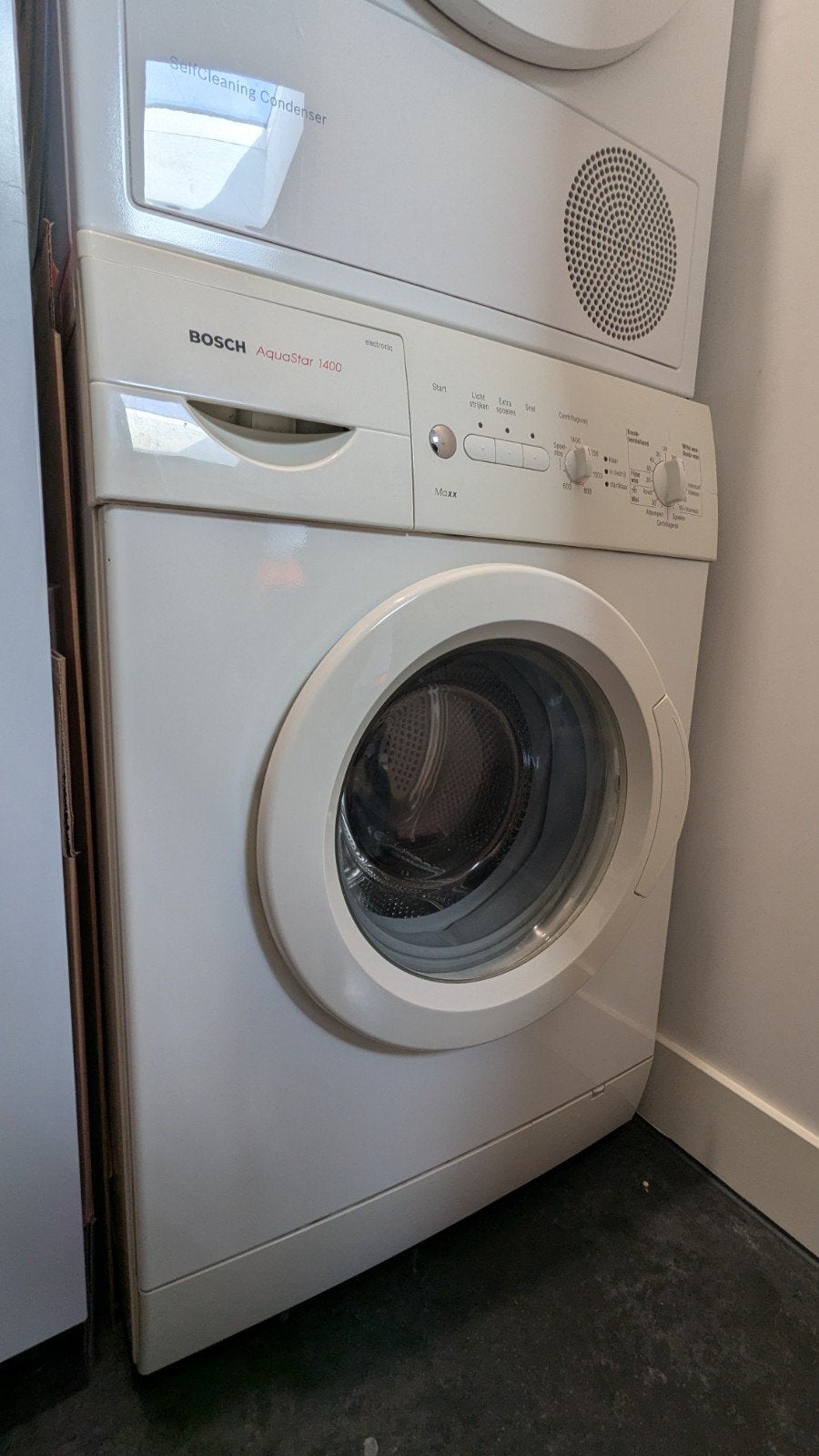 Bosch AquaStar 1400 Wasmachine, Ophalen