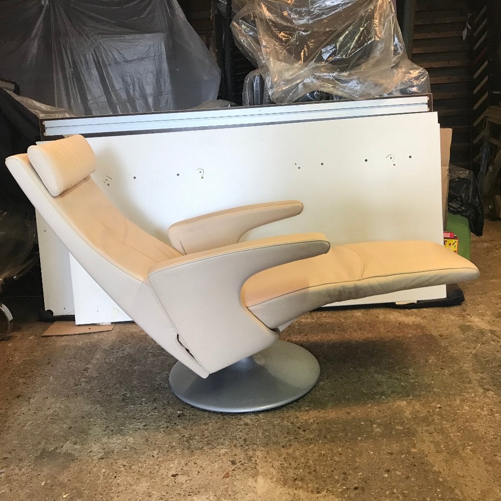 FSM Smile design fauteuil stoel easy chair creme, Huis en Inrichting, Fauteuils, Gebruikt, Ophalen of Verzenden, Nvt, Nvt