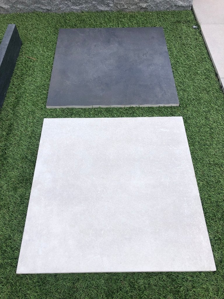 keramische terrastegels partijtegels 80x80x2 Native silver, Keramiek, Nieuw, Ophalen of Verzenden, 10 m² of meer