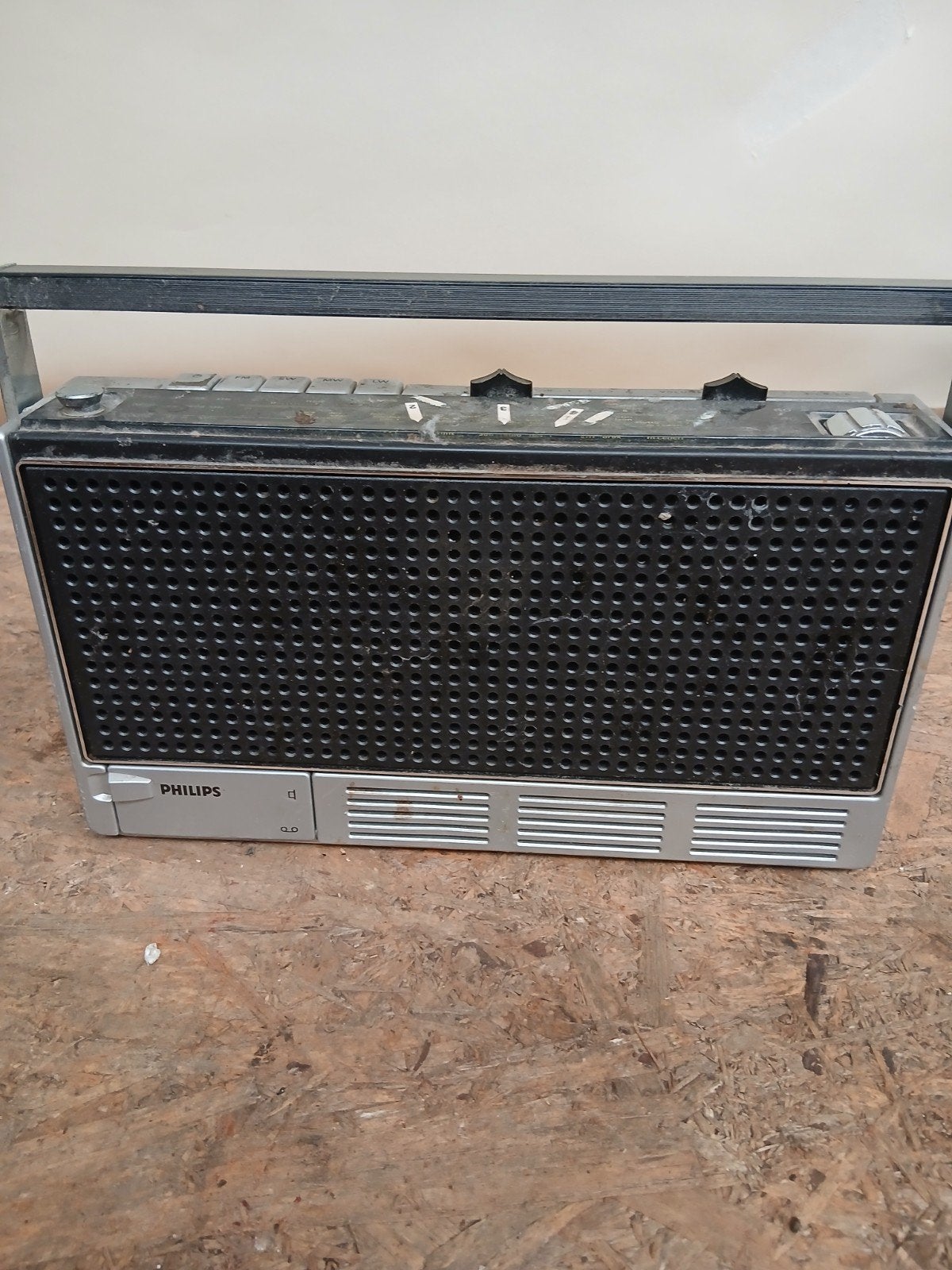 Vintage Philips radio - werking onbekend, Audio, Tv en Foto, Onbekend, Ophalen of Verzenden, Onbekend, Niet werkend