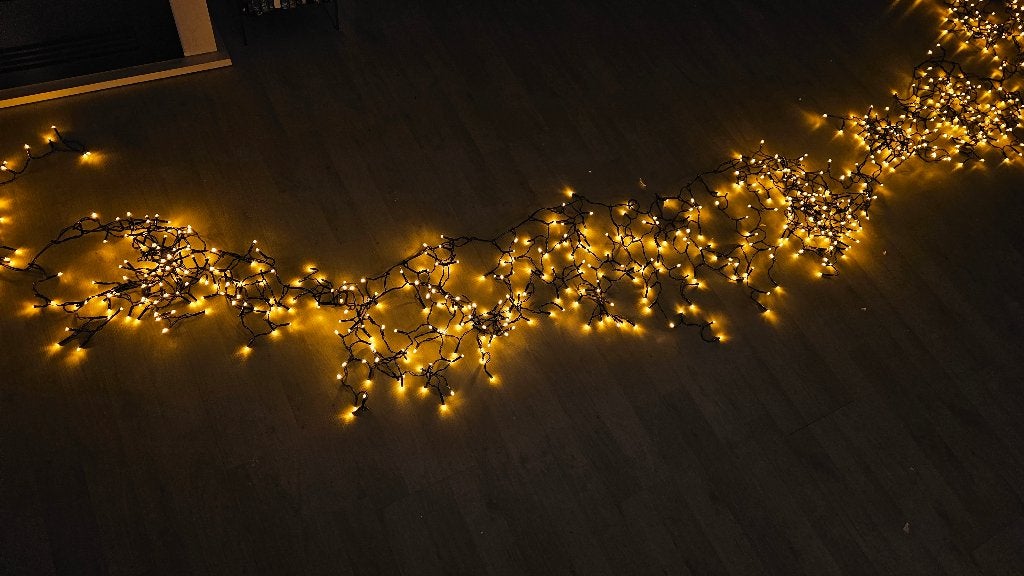 Kerst LED Gordijn/ijspegel Verlichting. 1000 LED. 5 Meter!, Ophalen of Verzenden, Nieuw