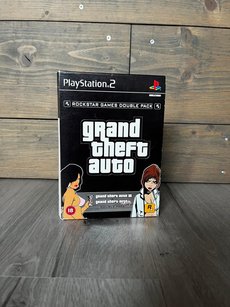 GTA 3 & Vice City Double Pack - PS2, Spelcomputers en Games, Games | Sony PlayStation 2, Avontuur en Actie, Vanaf 18 jaar, 1 speler