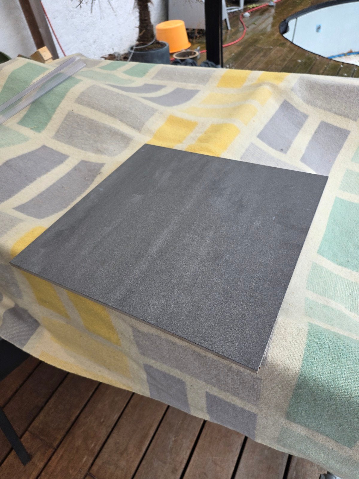 Mosa 45x45 cm Keramische Porseleinen Vloertegel grijs, Ophalen, 40 tot 60 cm, 40 tot 60 cm, Keramiek