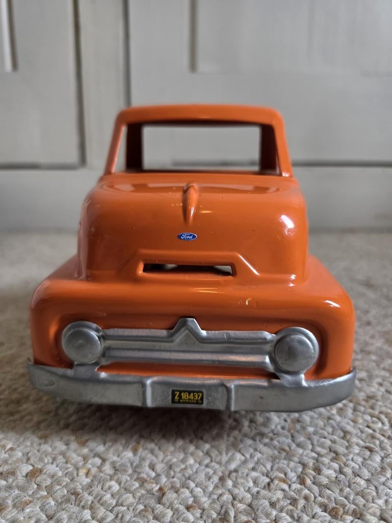 Oude Dunwell Ford blikken speelgoed vrachtwagen geen Tonka, Antiek en Kunst, Ophalen of Verzenden