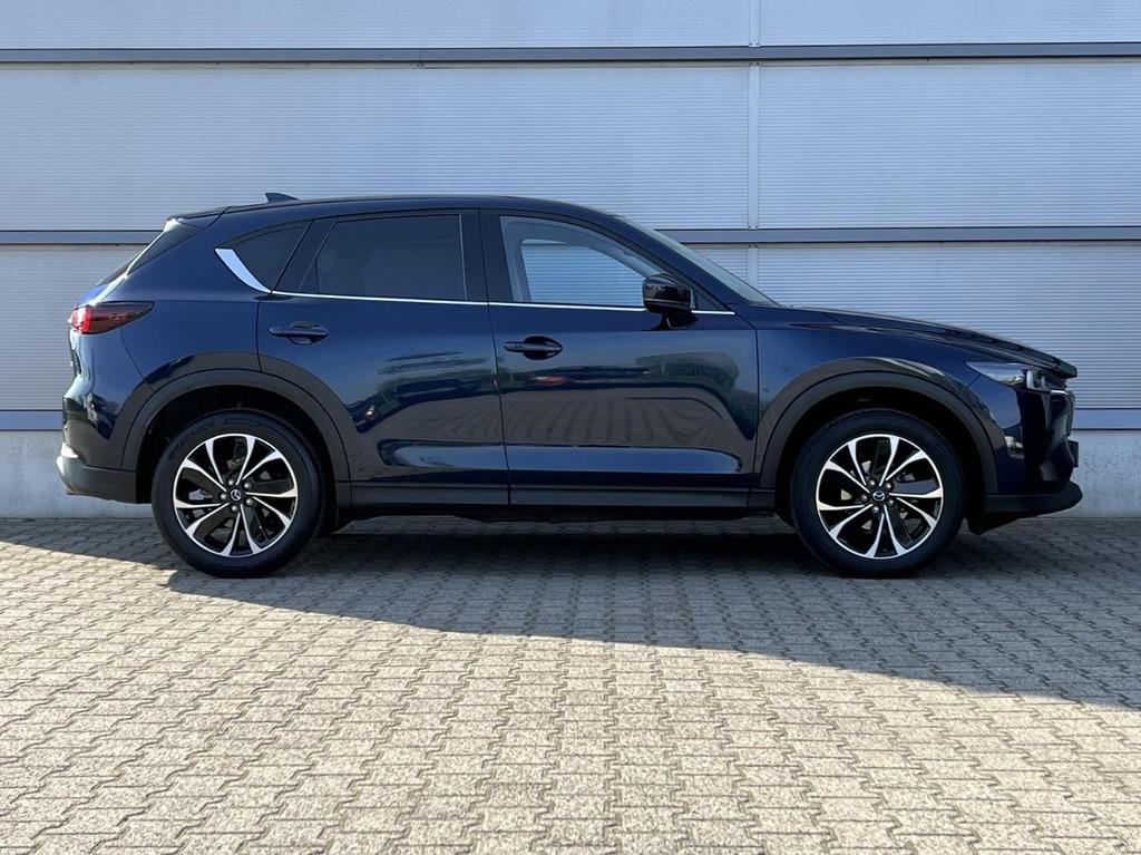 Mazda CX-5 2.0 e-SkyActiv-G M Hybrid 165pk Homura | Trekhaak, Auto's, Mazda, Gebruikt, Euro 6, 4 cilinders, Blauw