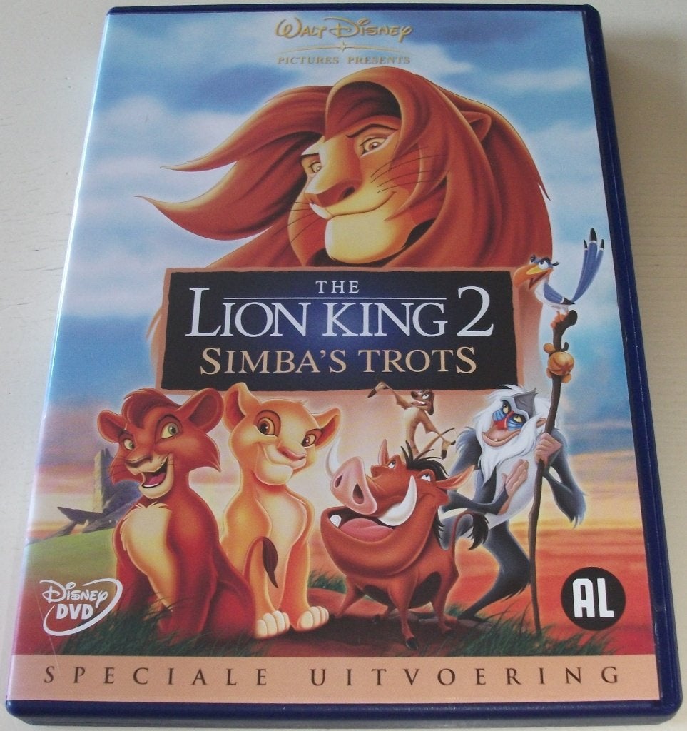 Dvd *** LION KING 2 *** Speciale Uitvoering Walt Disney, Animatie, Nederlands, Ophalen of Verzenden, Zo goed als nieuw