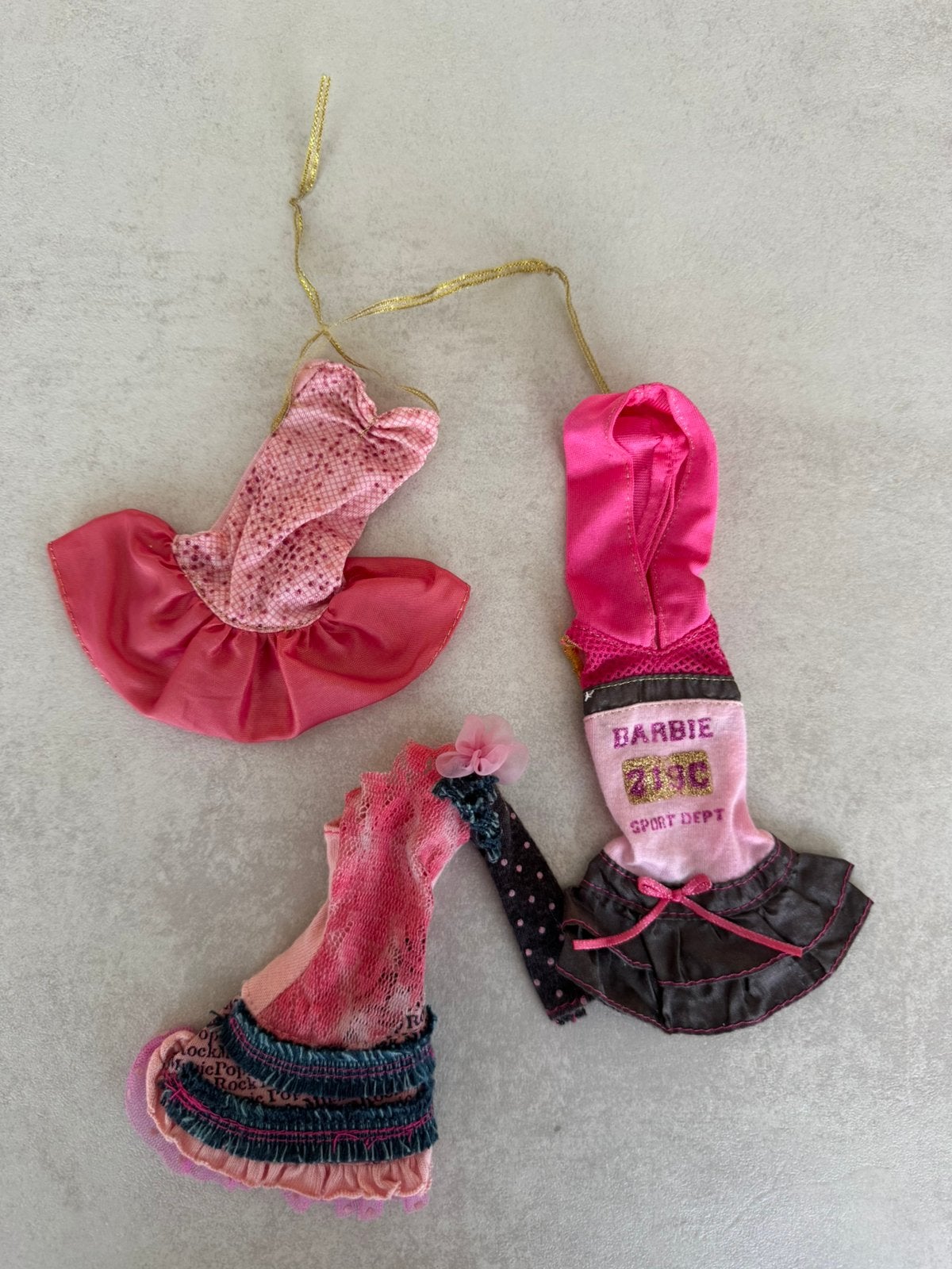 Barbie fashionista jurkjes, Ophalen of Verzenden, Gebruikt, Kleertjes