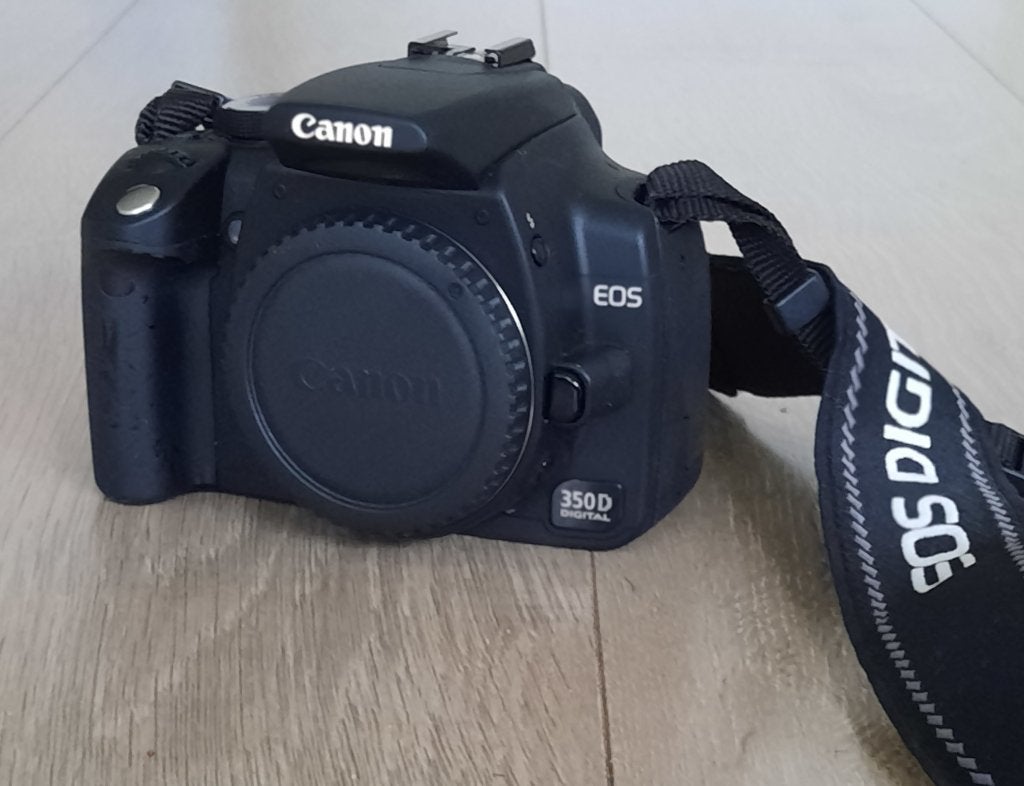 Canon EOS 350D, Audio, Tv en Foto, Fotocamera's Digitaal, Gebruikt, Spiegelreflex, Canon, Draagriem
