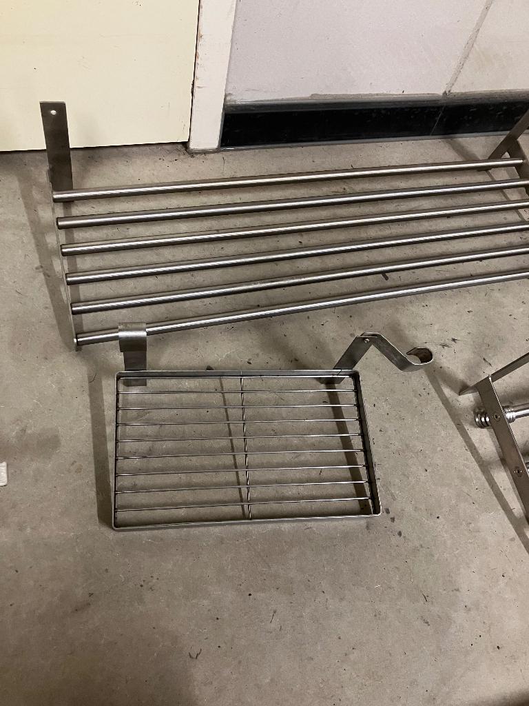 Keukenrekjes GRATIS, Ophalen, Overige typen, IKEA, Zilver