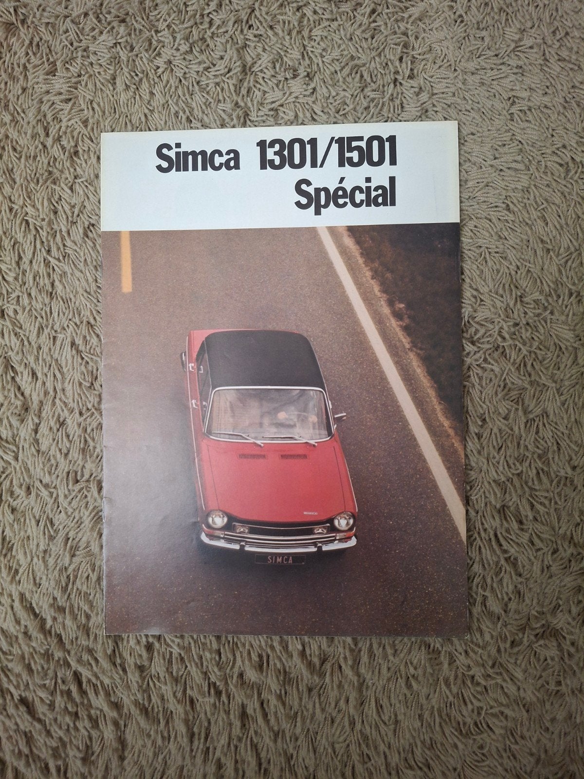 autofolder Simca 1301/1501 Special, Verzenden, Overige merken