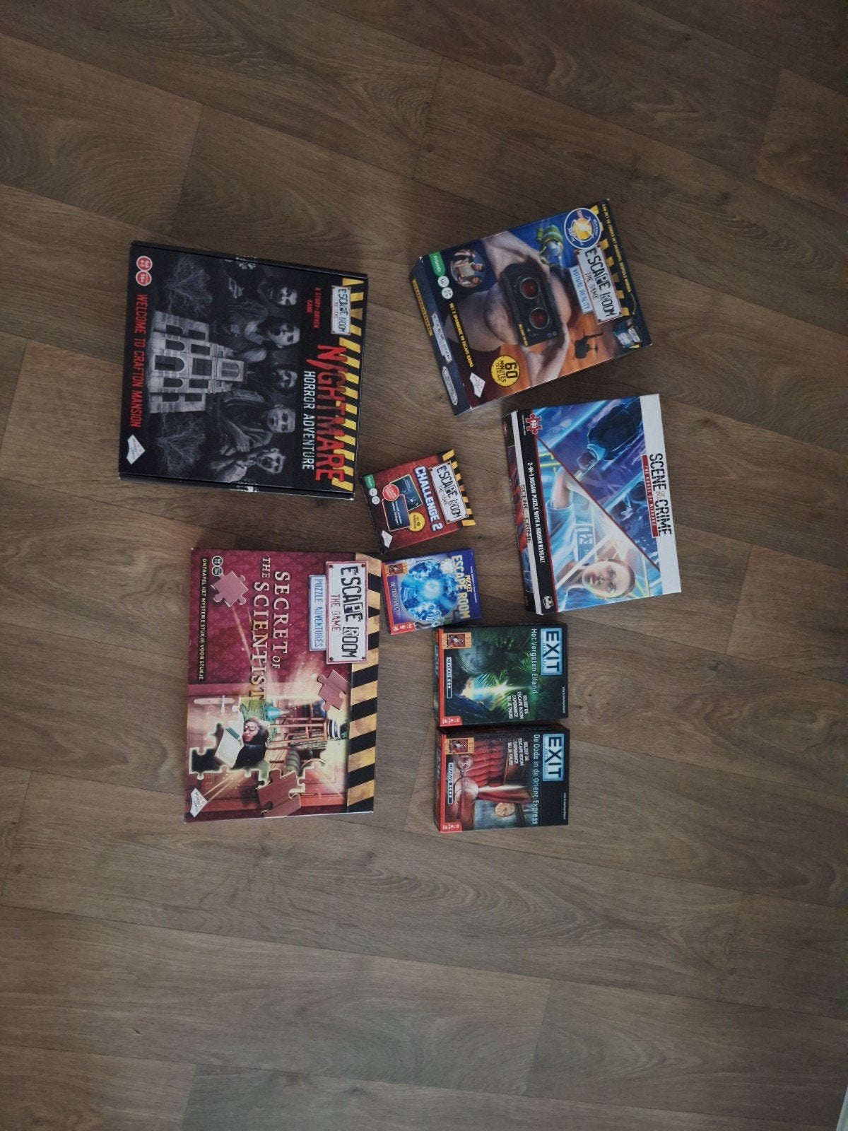 Diverse Escape Room & Horror Bordspellen Collectie, Hobby en Vrije tijd, Gezelschapsspellen | Bordspellen, Vijf spelers of meer