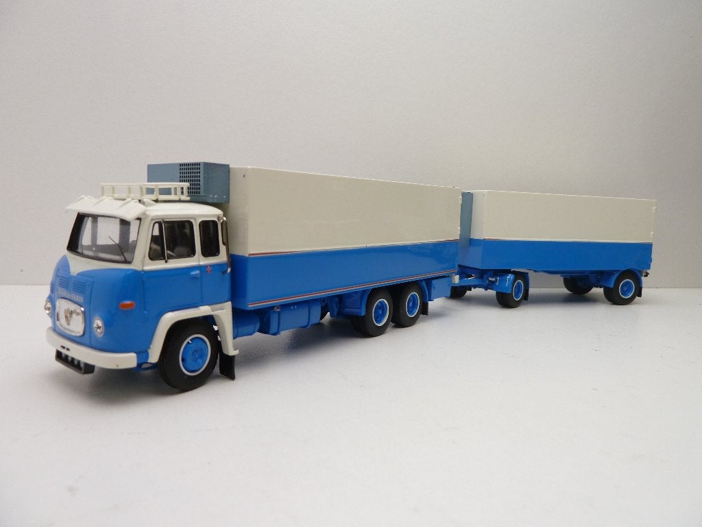 Scania Vabis LB 76 combi  ''  Tekno '', Hobby en Vrije tijd, Modelauto's | 1:50, Ophalen of Verzenden, Zo goed als nieuw, Bus of Vrachtwagen
