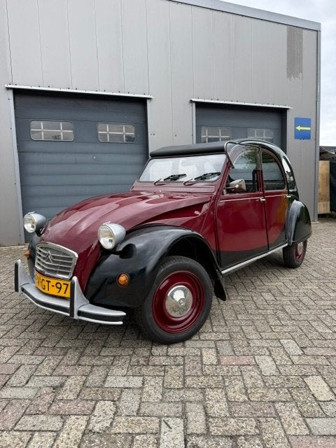 Citroën 2CV 0.6 Charleston 1985 Rood, Auto's, Voorwielaandrijving, 602 cc, 400 kg, Handgeschakeld