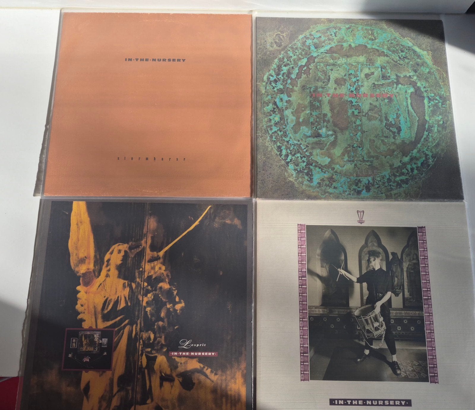 in the nursery vinyl collectie 4x orgineel industrial new wa, Ophalen of Verzenden, Zo goed als nieuw, 12 inch