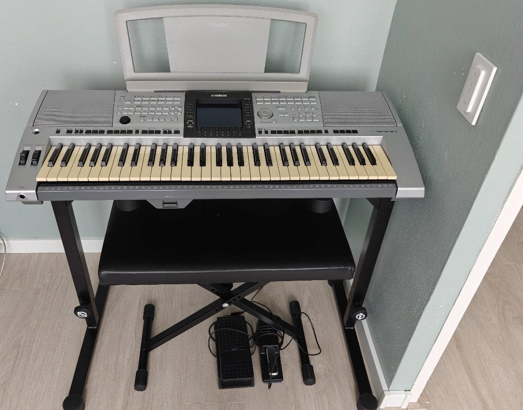 PSR3000 met toebehoren, Muziek en Instrumenten, Keyboards, Ophalen, 61 toetsen, Yamaha, Zo goed als nieuw