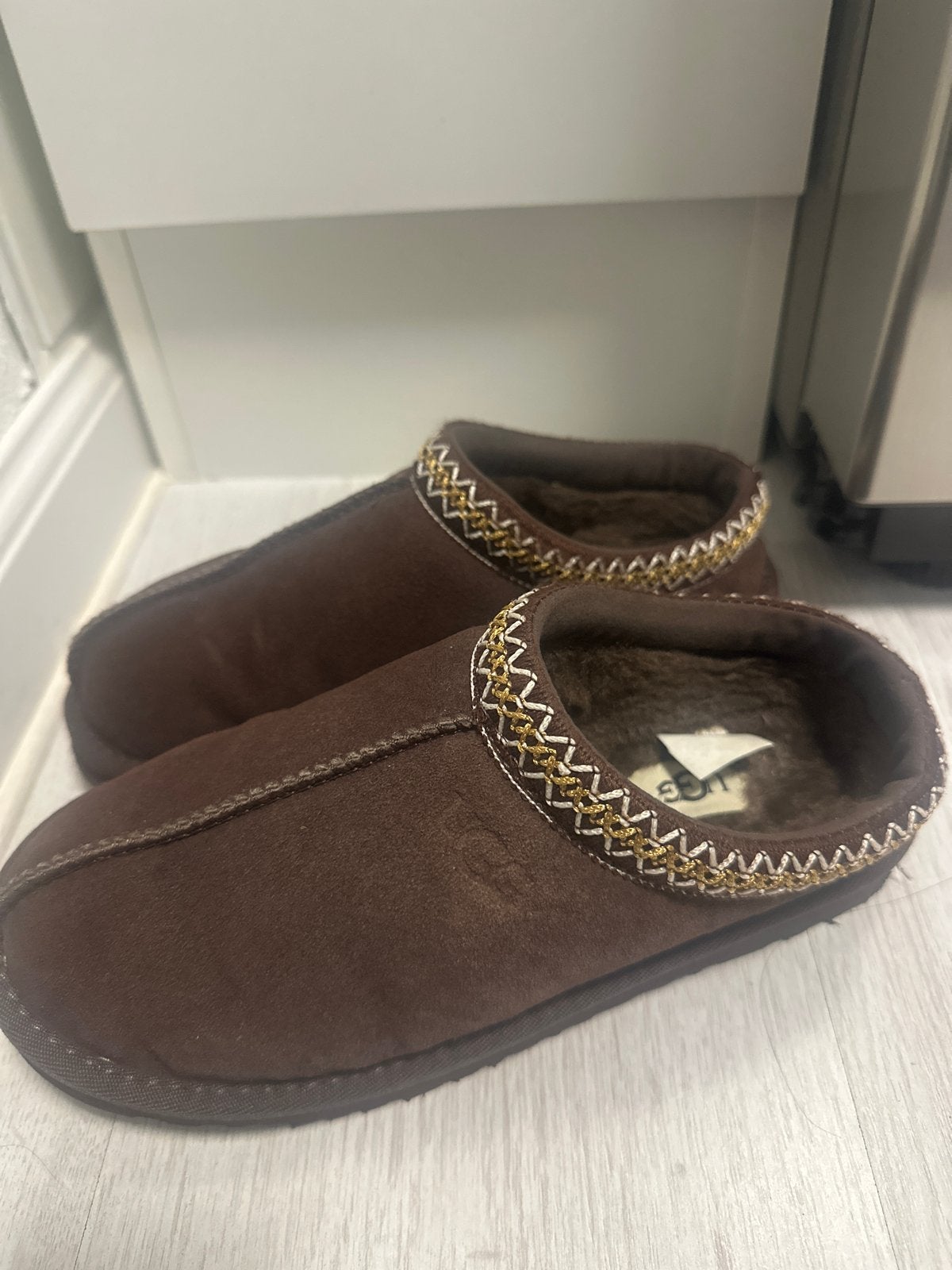 Uggs pantoffels maat 37, Ophalen of Verzenden, Gedragen, Bruin, Pantoffels of Sloffen