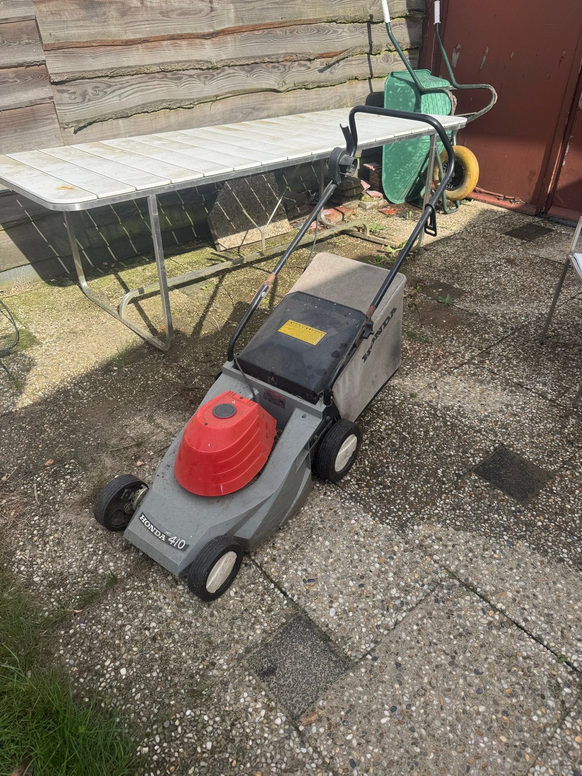 Gebruikte Honda HRE410 P elektrische grasmaaier, Ophalen, Cirkelmaaier, Gebruikt, Elektrische grasmaaier