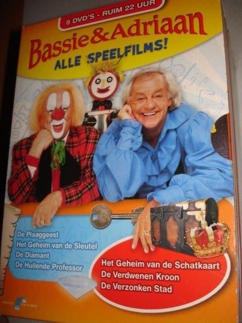Bassie en Adriaan- Alle Speelfilms- Complete box- 8-DVD- NEW, Verzenden, Alle leeftijden, Drama, Nieuw in verpakking
