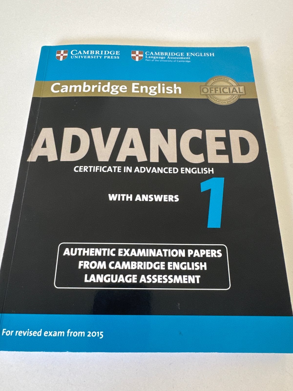 Cambridge English Advanced 1 - Met Antwoorden, Boeken, Ophalen of Verzenden, Alpha, Zo goed als nieuw, Niet van toepassing