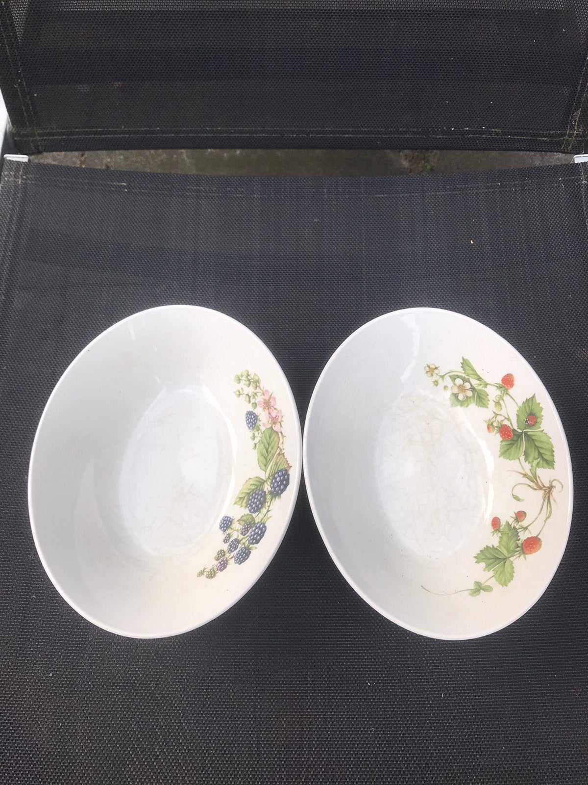 Set (2) schalen Marjolein Bastin Libelle servies, Ophalen of Verzenden, Porselein, Overige stijlen, Schaal of Schalen