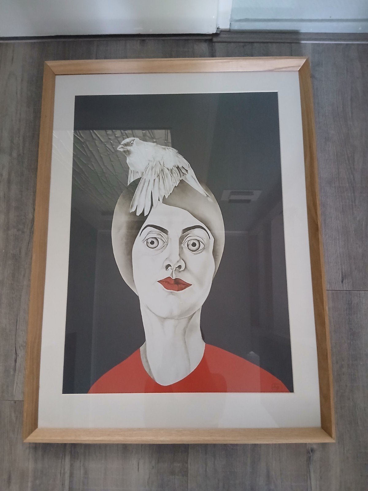 2 nette zware lijsten met kunstprints, Antiek en Kunst, Kunst | Schilderijen | Klassiek, Portret of Personen, Realistisch, Print