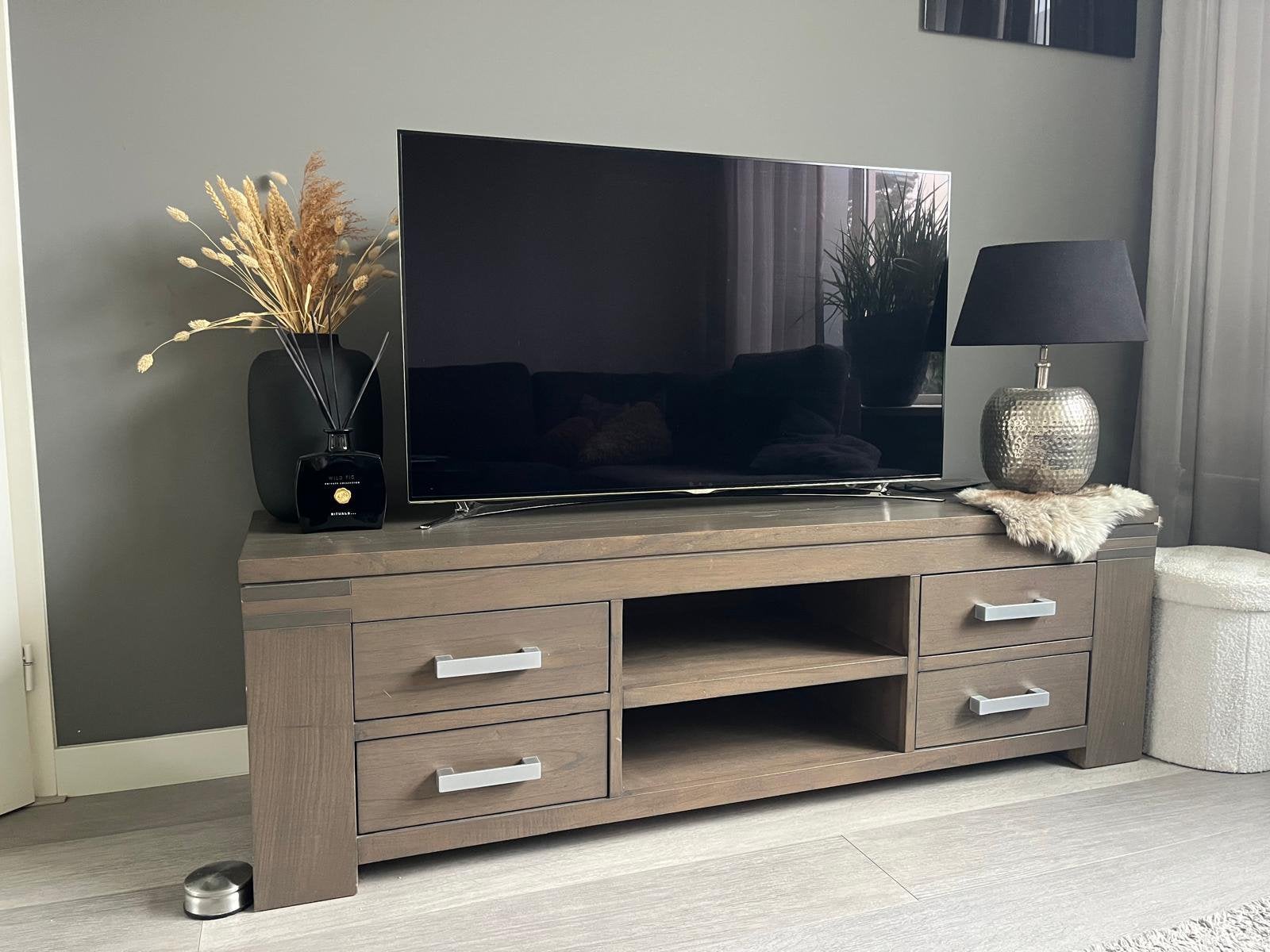 TV-dressoir De Bommel Meubelen – Havana Lava – 160cm breed, Ophalen, 150 tot 200 cm, Zo goed als nieuw, Minder dan 100 cm