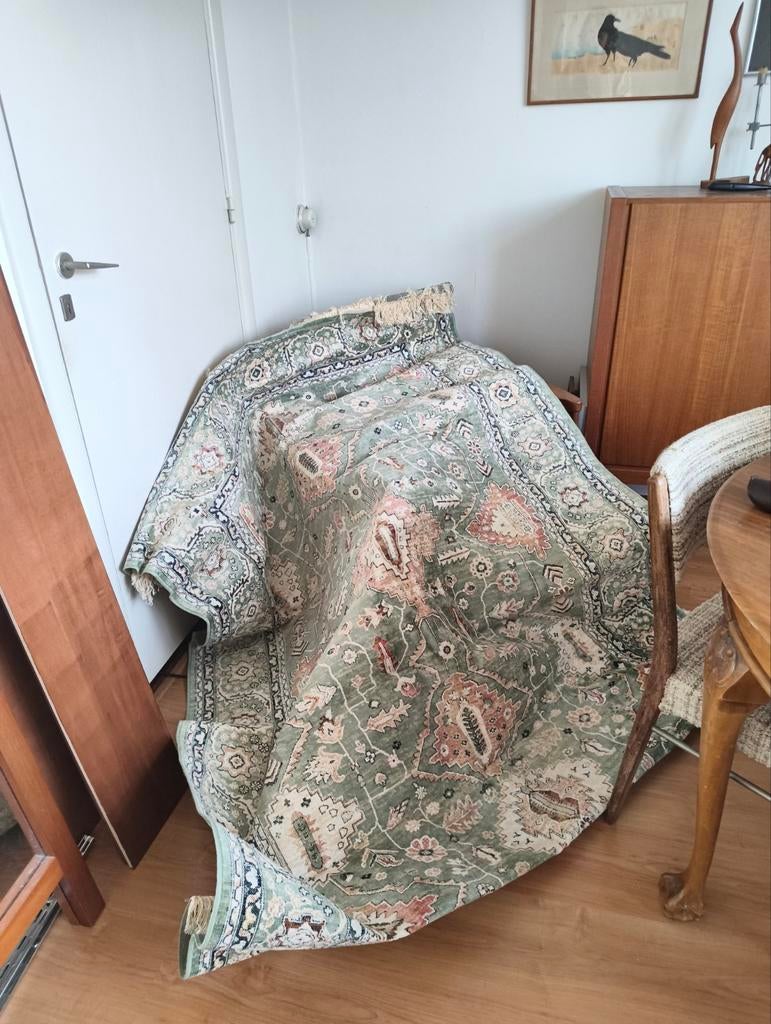 Vloerkleed Marmaris Karwei 160x230 cm - Goede staat, Ophalen, Groen, Klassiek, Oosters, 150 tot 200 cm