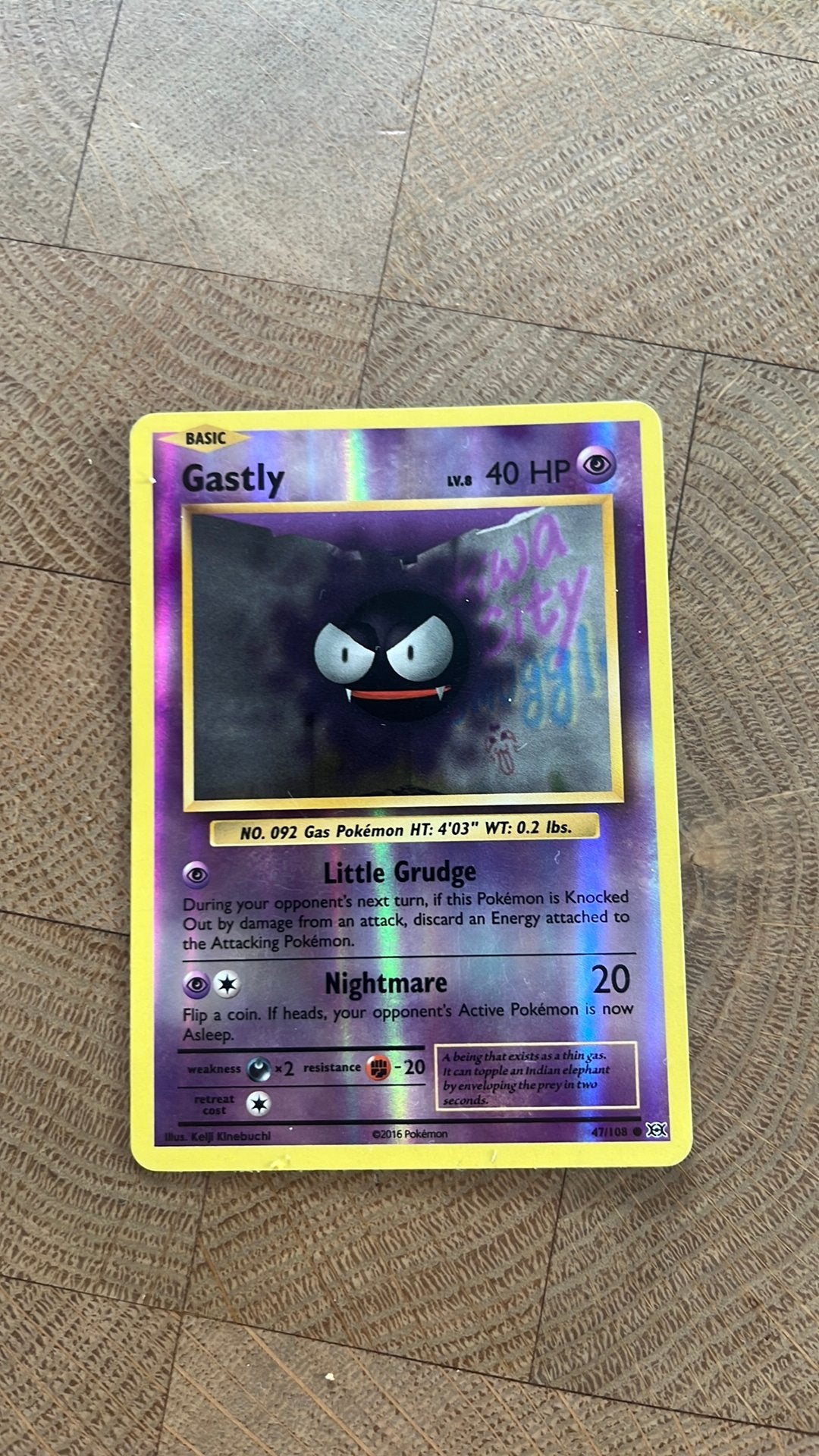 Zeldzaam pokémon kaart, Hobby en Vrije tijd, Ophalen of Verzenden, Zo goed als nieuw
