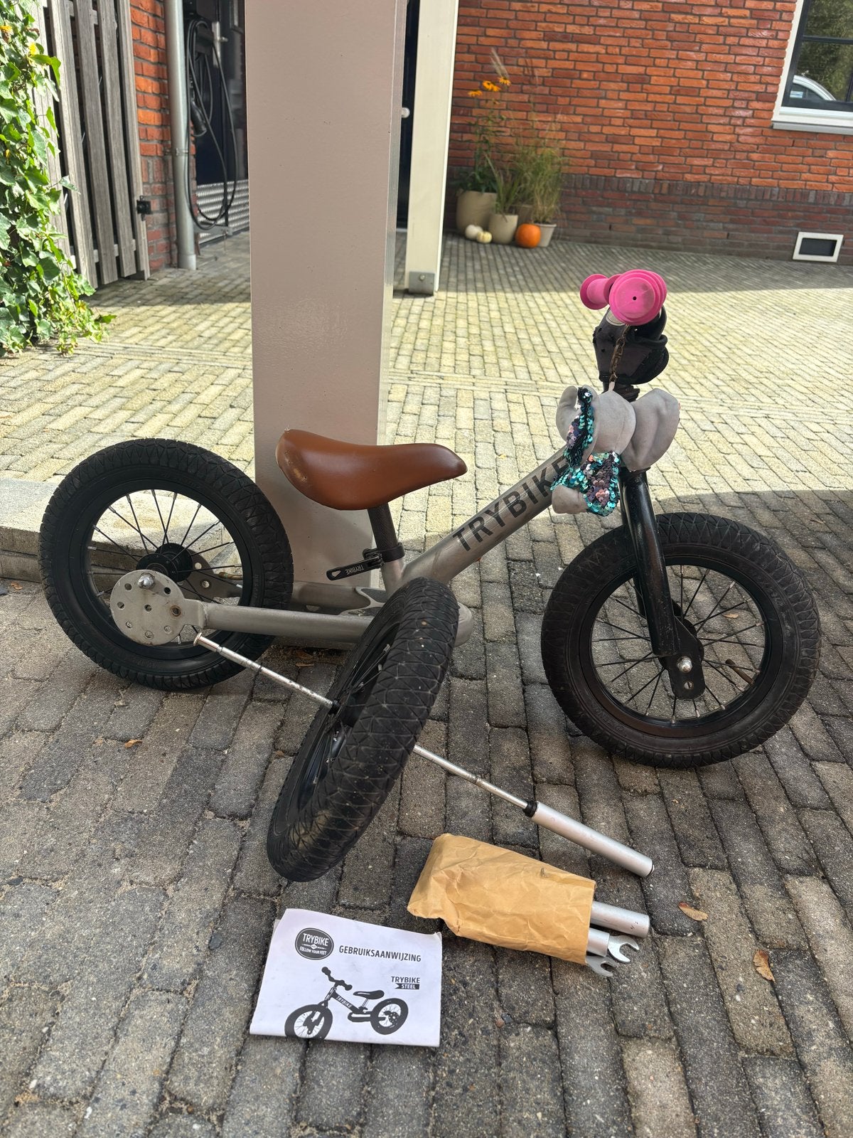 Trybike loopfiets 2-in-1 (3-wieler en 2-wieler)