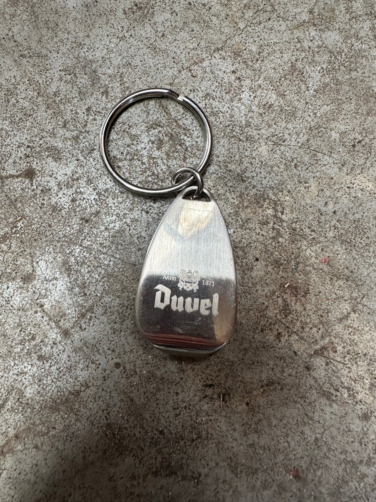 Duvel Sleutelhanger - Anno 1871 opener, Ophalen of Verzenden, Gebruikt, Merk