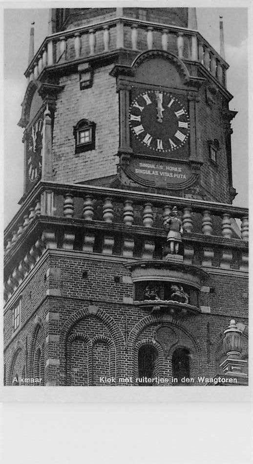 377-601-033 Alkmaar Waagtoren, Verzenden, Voor 1920, Noord-Holland