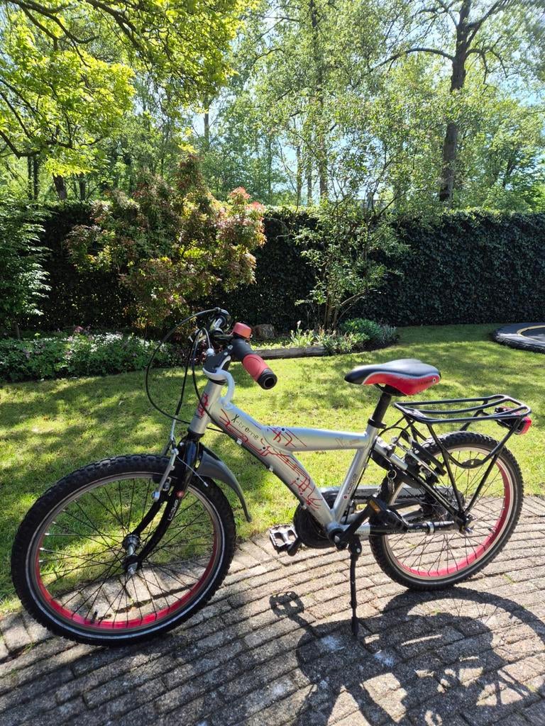 Loekie kinderfiets 20 inch met versnellingen en handrem, Ophalen, Gebruikt, Loekie, Versnellingen