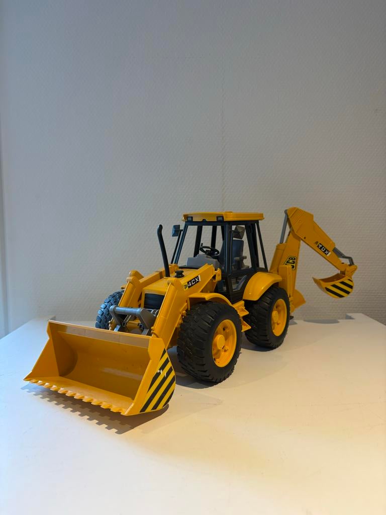 BruderJCB 4CX Graafmachine, Ophalen of Verzenden, Zo goed als nieuw