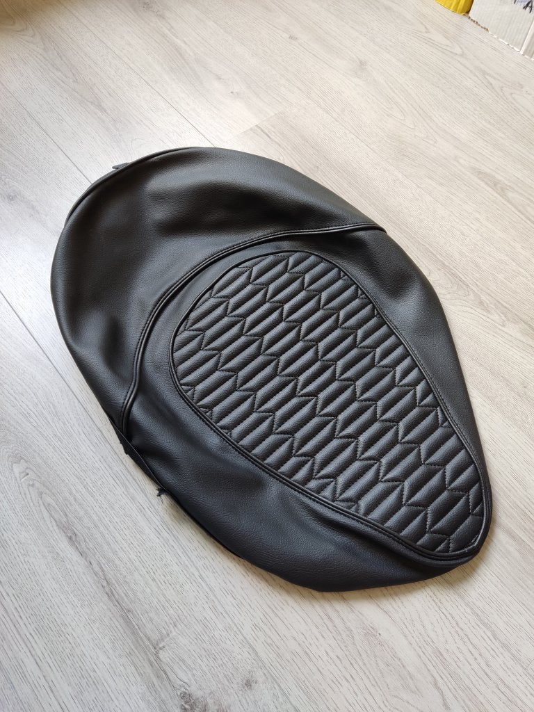 Zadelhoes buddydek Vespa S50 zwart custom NIEUW, Info@jynkx.com, Nieuw, Ophalen of Verzenden, Piazza 99