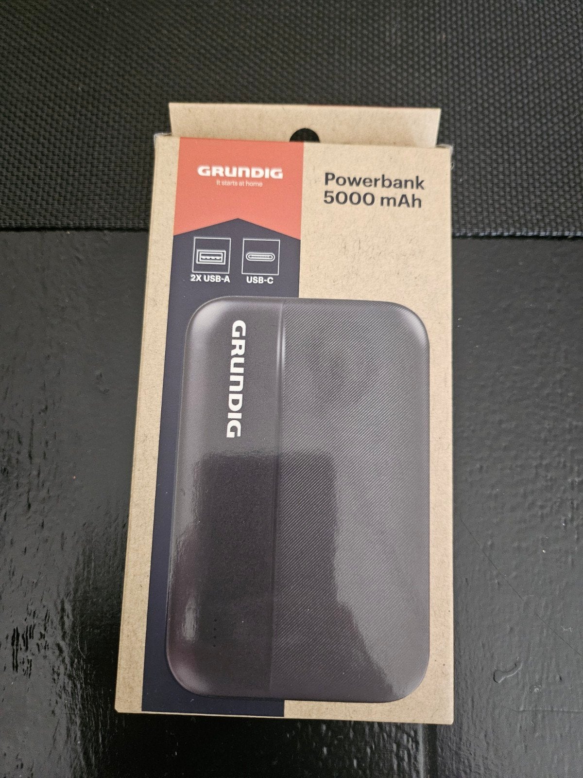 Grundig Powerbank 5000 mAh met USB-A en USB-C, Ophalen of Verzenden, Nieuw, Grundig